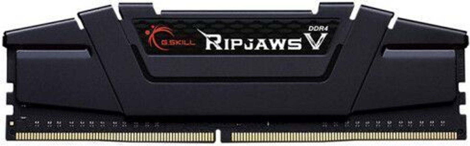 Image of G skill Ripjaws V 3200Mhz DDR4 16 GB (Single Channel) PC DRAM (Ripjaws V) (Black)