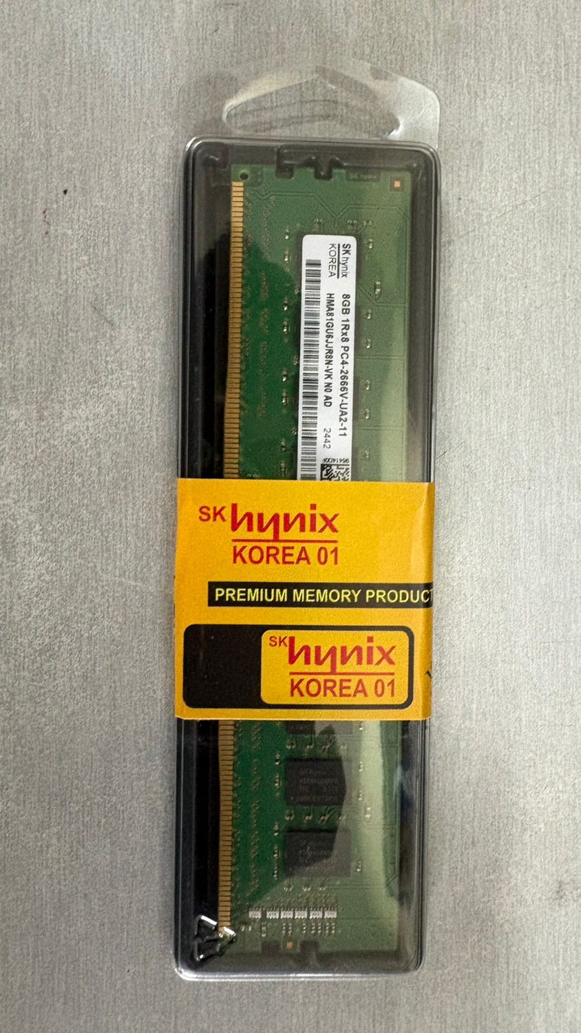 Image of Sk Hynix PC4-3200AA ,1RX8 DDR4 8 GB (Single Channel) PC (HYNIX RAM 3200 PC4 8GB)
