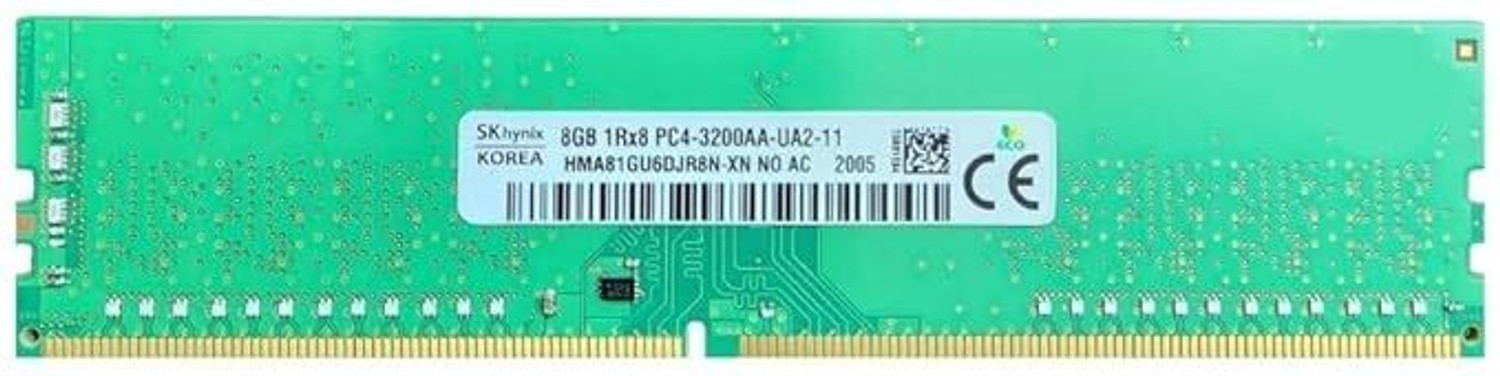Image of Sk Hynix PC4-3200AA ,1RX8 DDR4 8 GB (Single Channel) PC (HYNIX RAM 3200 PC4 8GB)