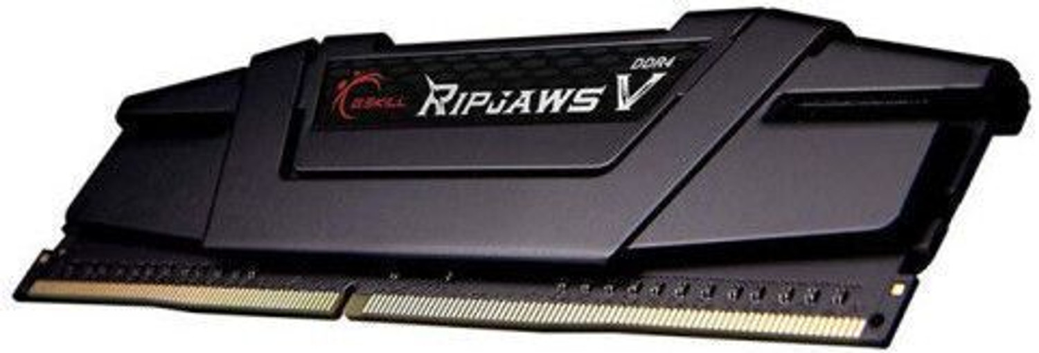 Image of G skill Ripjaws V 3200Mhz DDR4 16 GB (Single Channel) PC DRAM (Ripjaws V) (Black)