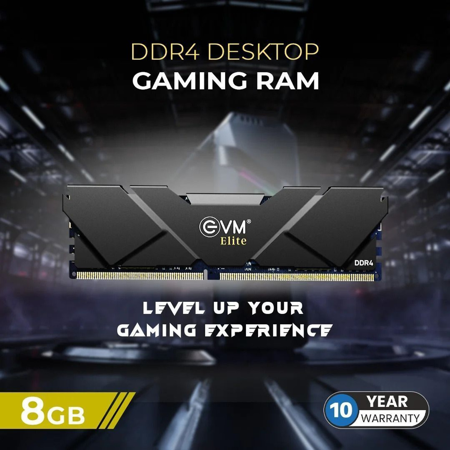 Image of EvmZone Elite Gaming 4X8GB 3200MHZ DDR4 32 GB (Single Channel) PC DRAM Type DDR4 (Elite) (Black)