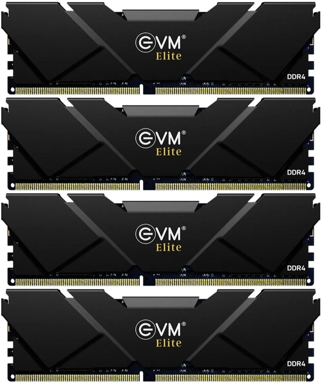 Image of EvmZone Elite Gaming 4X8GB 3200MHZ DDR4 32 GB (Single Channel) PC DRAM Type DDR4 (Elite) (Black)