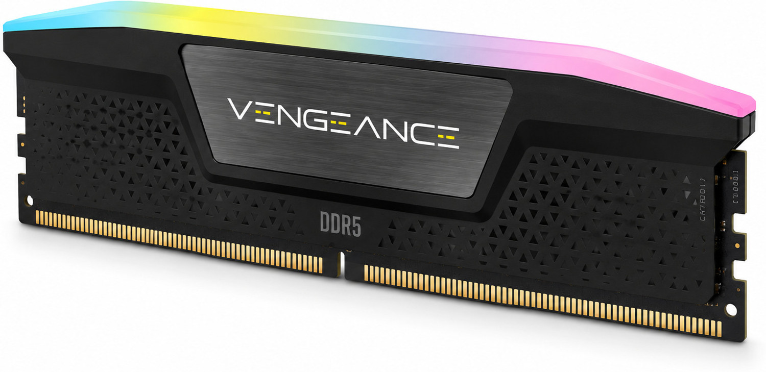 Image of SAI DEPENDO HUB Vengeance DDR5 DDR5 12 GB (Single Channel) PC, Server DDR5 UDIMM DESKTOP (DDR5 16GB 5200MT /s CL40 Desktop RAM | 288-Pin UDIMM | High) (Black)