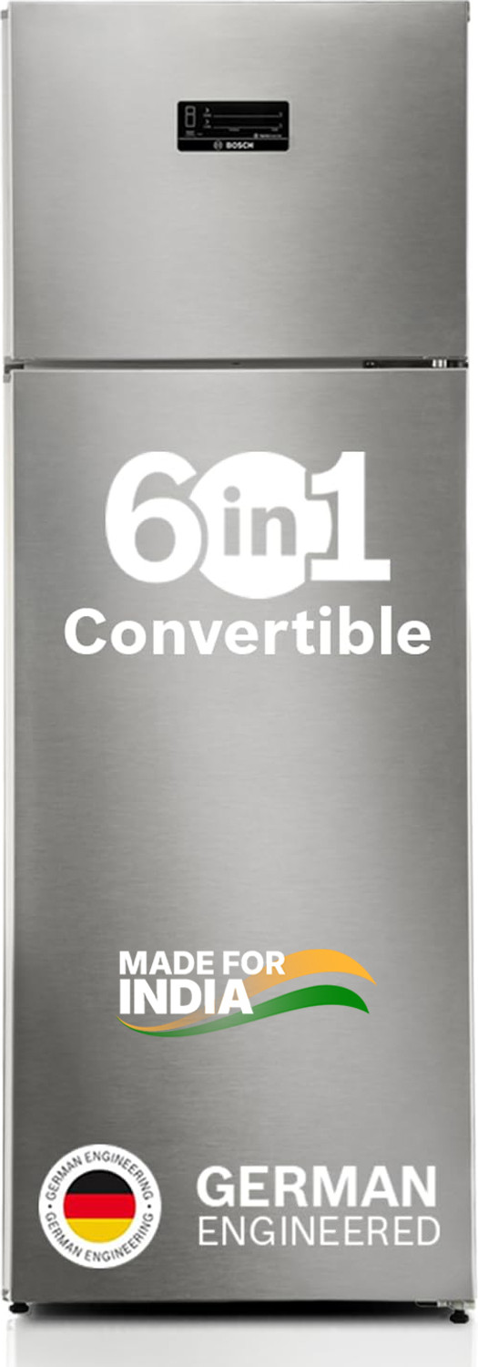 Image of Samsung 253 L Frost Free Double Door 3 Star Refrigerator (Elegant Inox, RT28T3483S8 /HL)