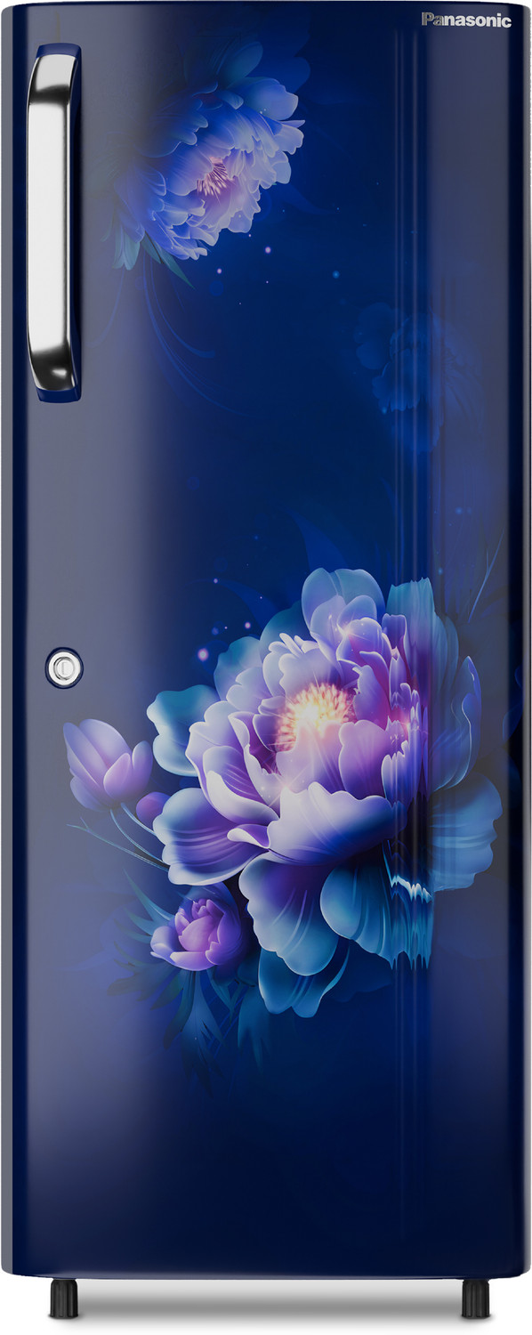 Image of Panasonic 202 L Direct Cool Single Door 2 Star Refrigerator (Blue Single Flower, NR-AC20SA2X1)
