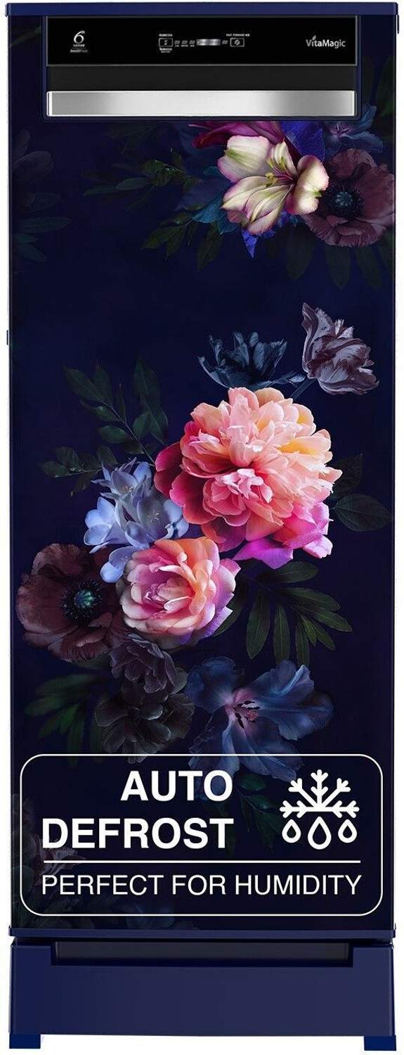 Image of Whirlpool 207 L Direct Cool Single Door 5 Star Refrigerator with Base Drawer (SAPPHIRE PEONY, DAS20754ITAUC)