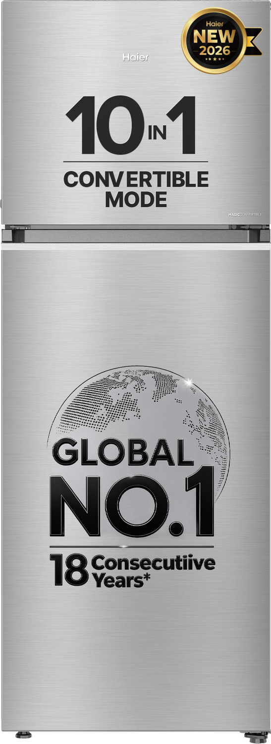 Image of Samsung 253 L Frost Free Double Door 1 Star Refrigerator (Elegant Inox, RT28M3022S8-HL / RT28M3022S8-NL)