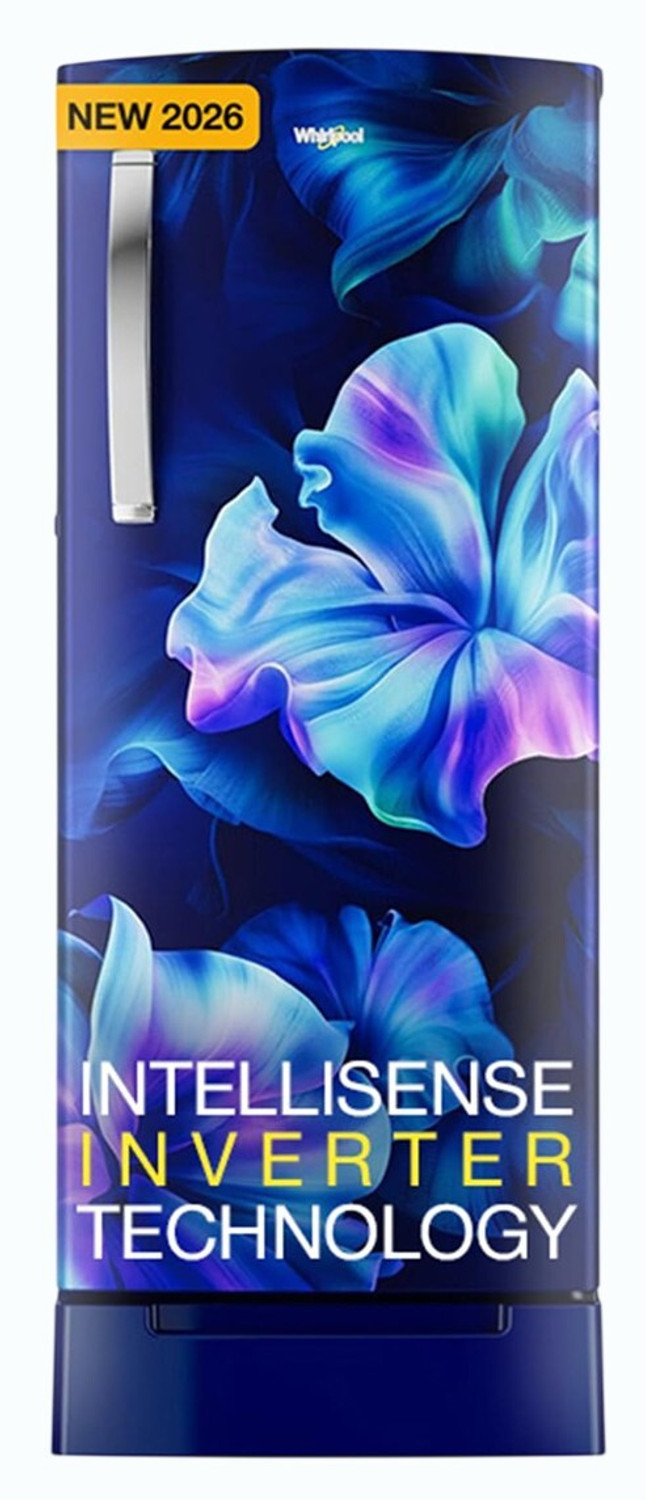 Image of Whirlpool 207 L Direct Cool Single Door 5 Star Refrigerator with Base Drawer (SAPPHIRE PEONY, DAS20754ITAUC)