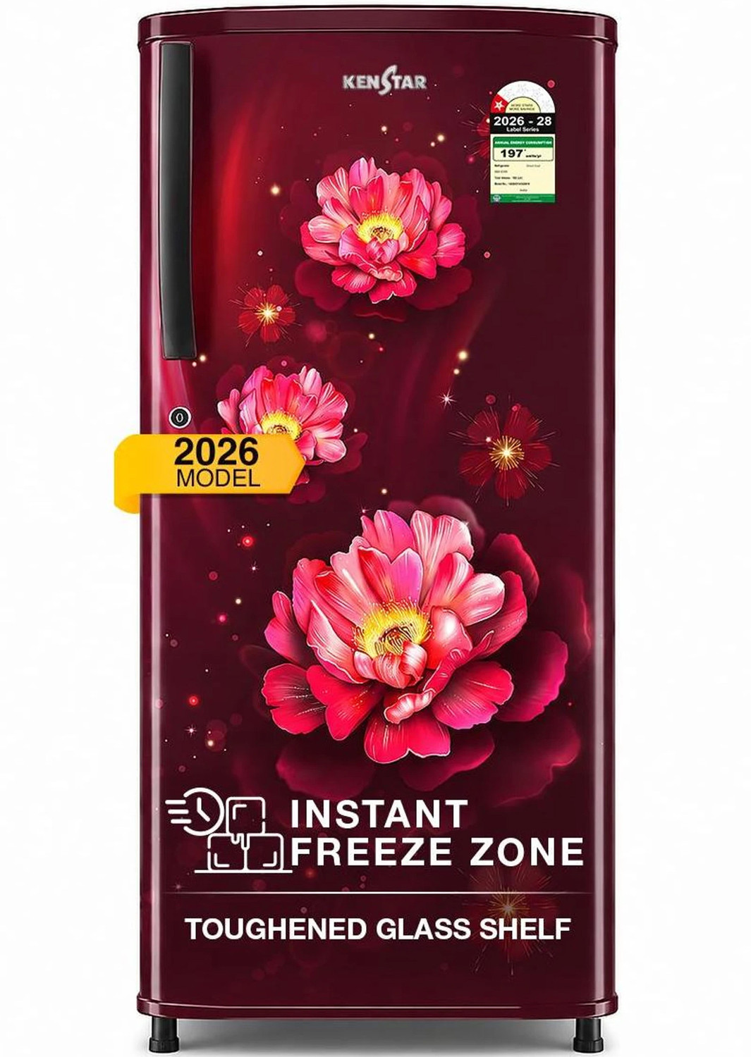 Kenstar 182 L Direct Cool Single Door 1 Star Refrigerator (Bloom ...more