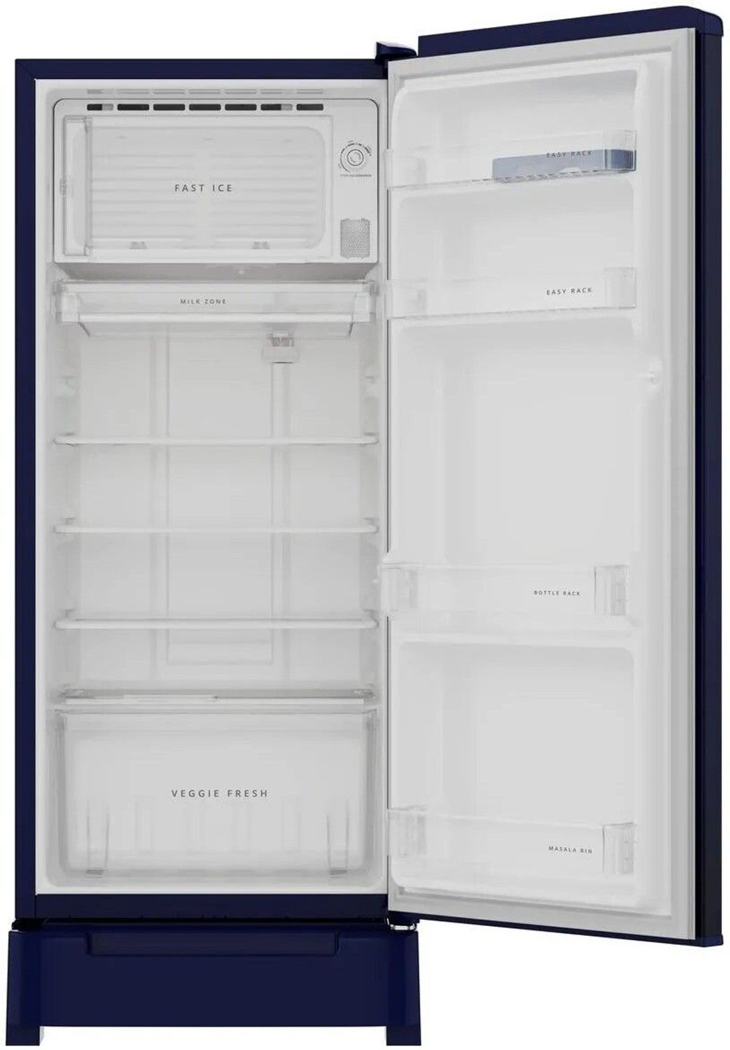 Image of Whirlpool 215 L Direct Cool Single Door 5 Star Refrigerator (SAPPHIRE ENCHANT, 73641-215 IMPC ROY 5S INV SAPPHIRE ENCHANT-Y)