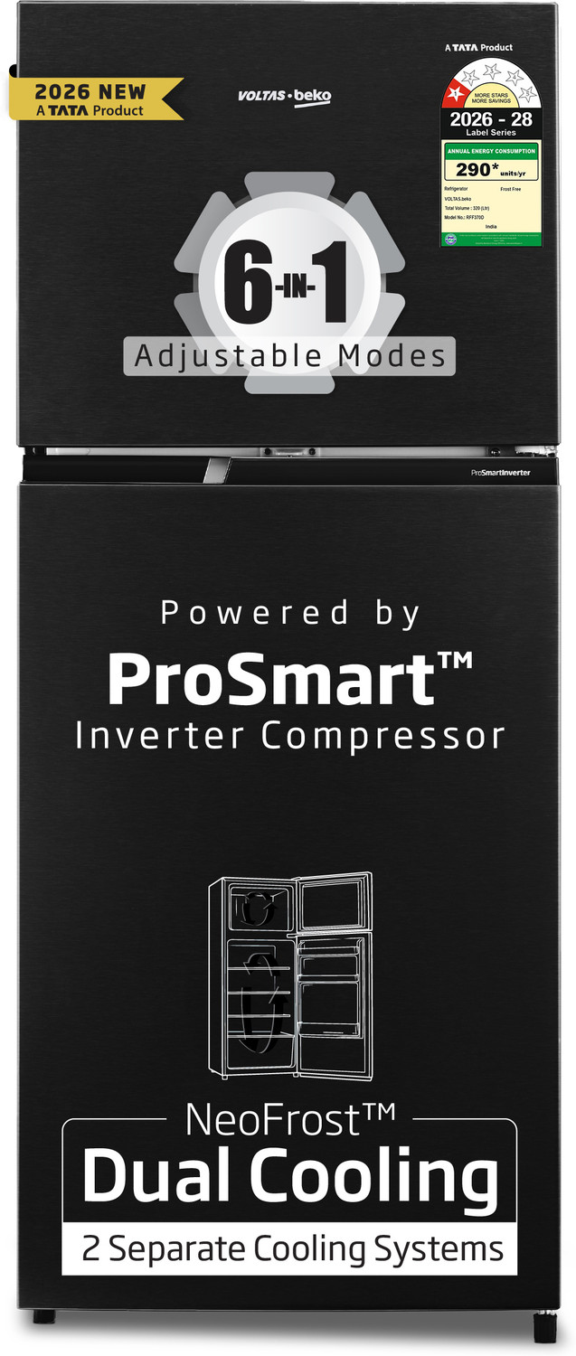 Voltas Beko 320 L Double Door Refrigerator - Image 1