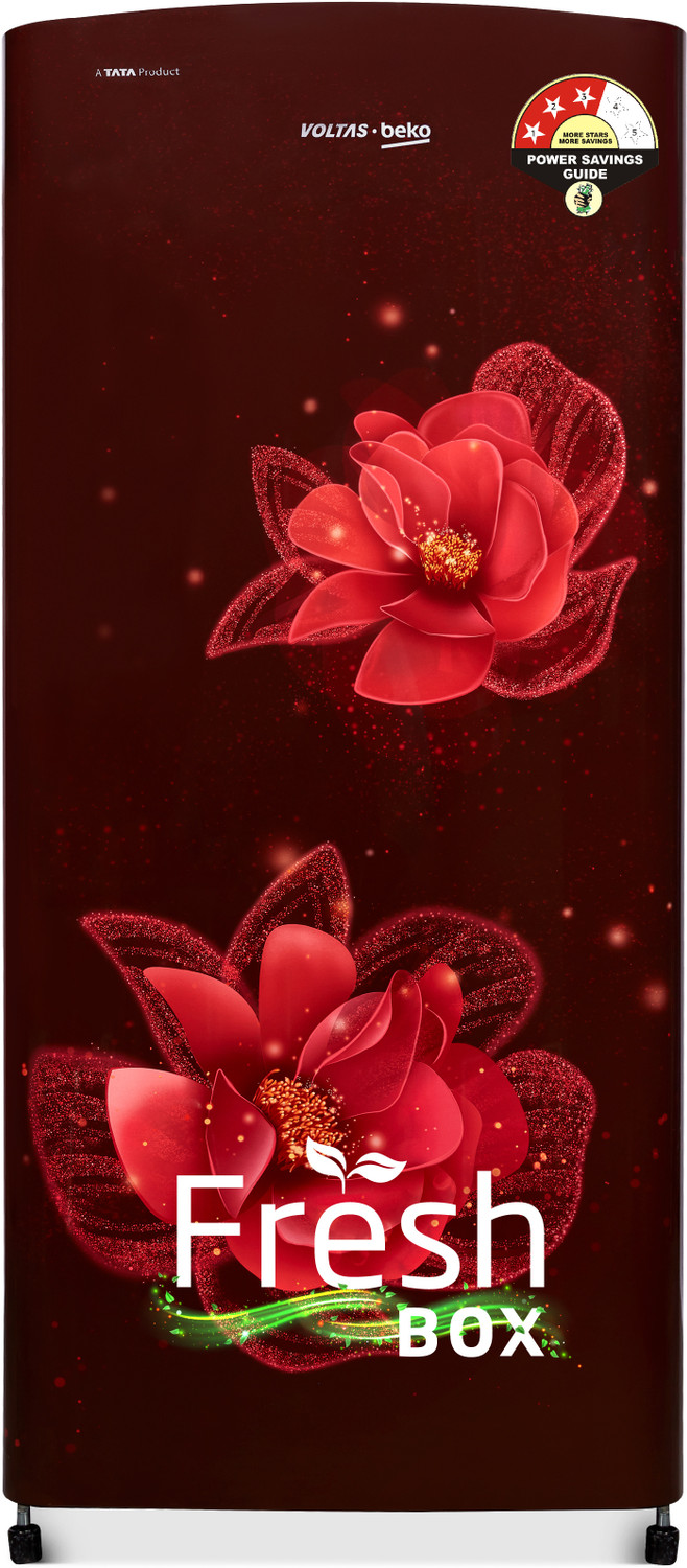 Image of Kelvinator 170 L Direct Cool Single Door 3 Star Refrigerator (Maroon Red, KRD-A190MRP)
