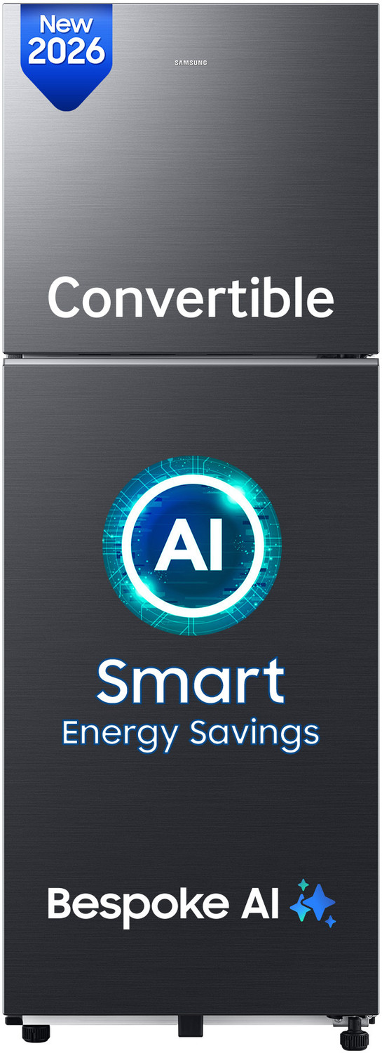 Image of realme TechLife 236 L Frost Free Double Door 2 Star Refrigerator (GlitGrey, 256JF2RM23)