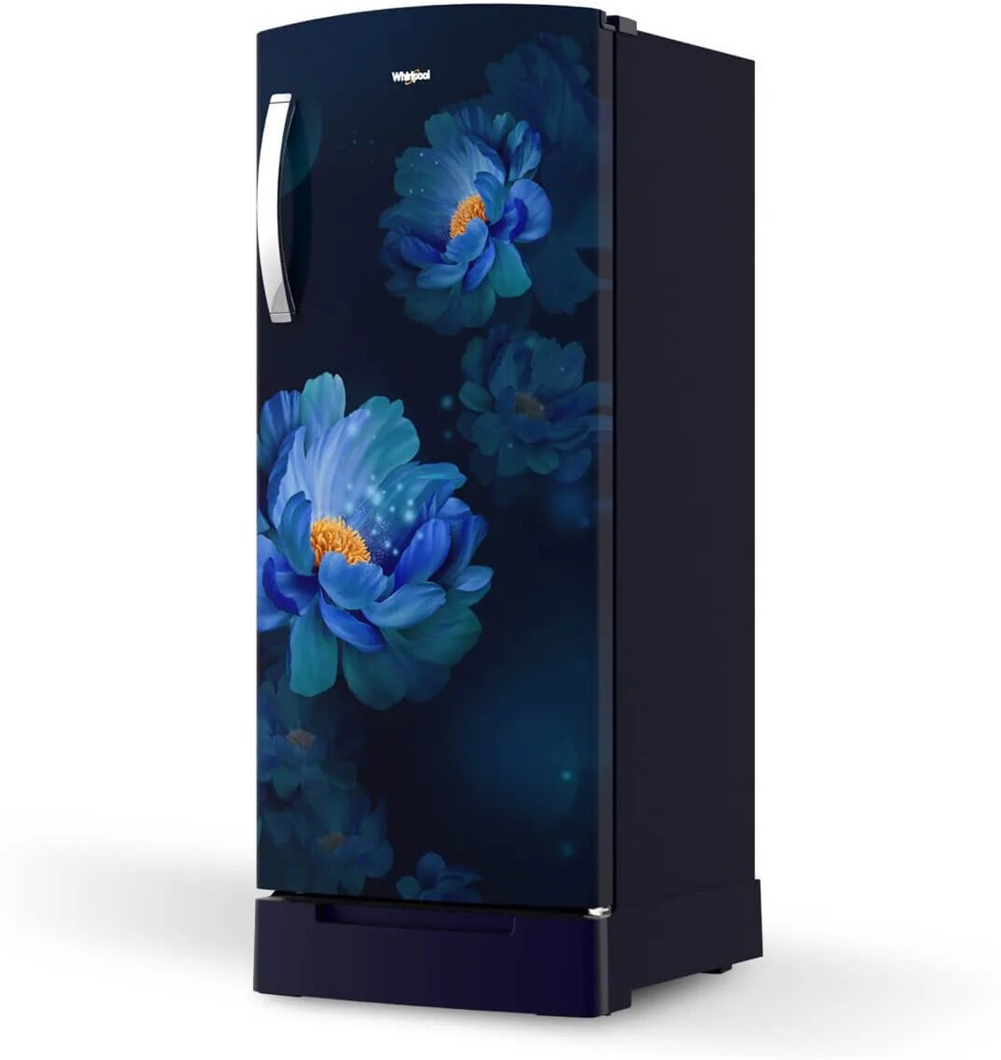 Image of Whirlpool 207 L Direct Cool Single Door 5 Star Refrigerator with Base Drawer (SAPPHIRE PEONY, DAS20754ITAUC)
