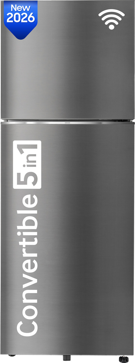 Image of realme TechLife 236 L Frost Free Double Door 2 Star Refrigerator (GlitGrey, 256JF2RM23)