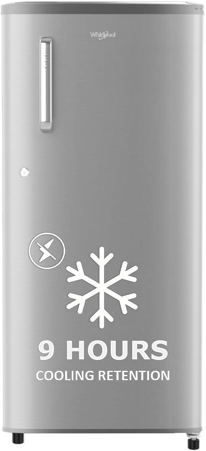 Image of Whirlpool 185 L Direct Cool Single Door 4 Star Refrigerator (Sapphire Exotica, 200 IMPWCOOL PRM 4S)