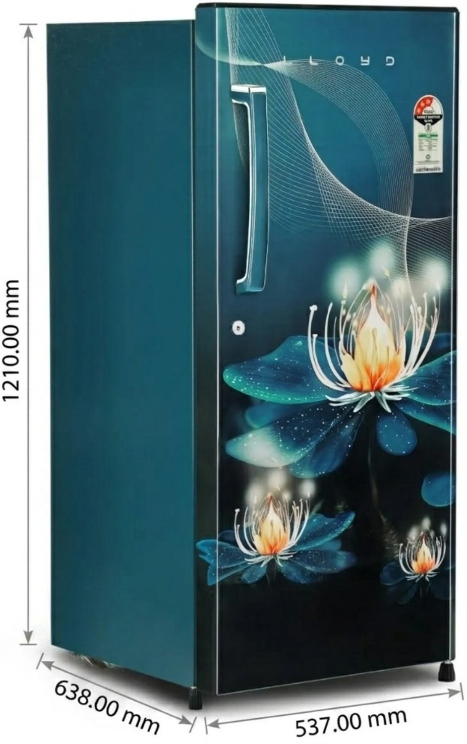 Lloyd 185 L Direct Cool Single Door 3 Star Refrigerator