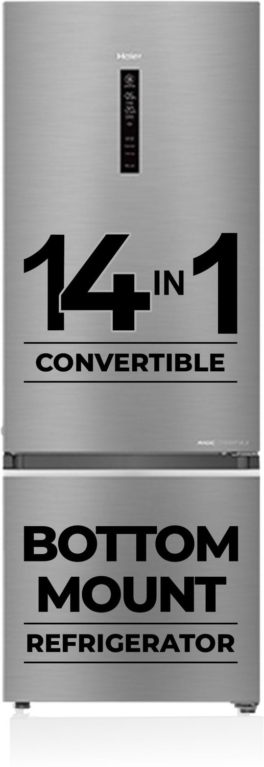 Image of LG 272 L Frost Free Double Door 2 Star Convertible Refrigerator (Shiny Steel, GL-S302SPZY)