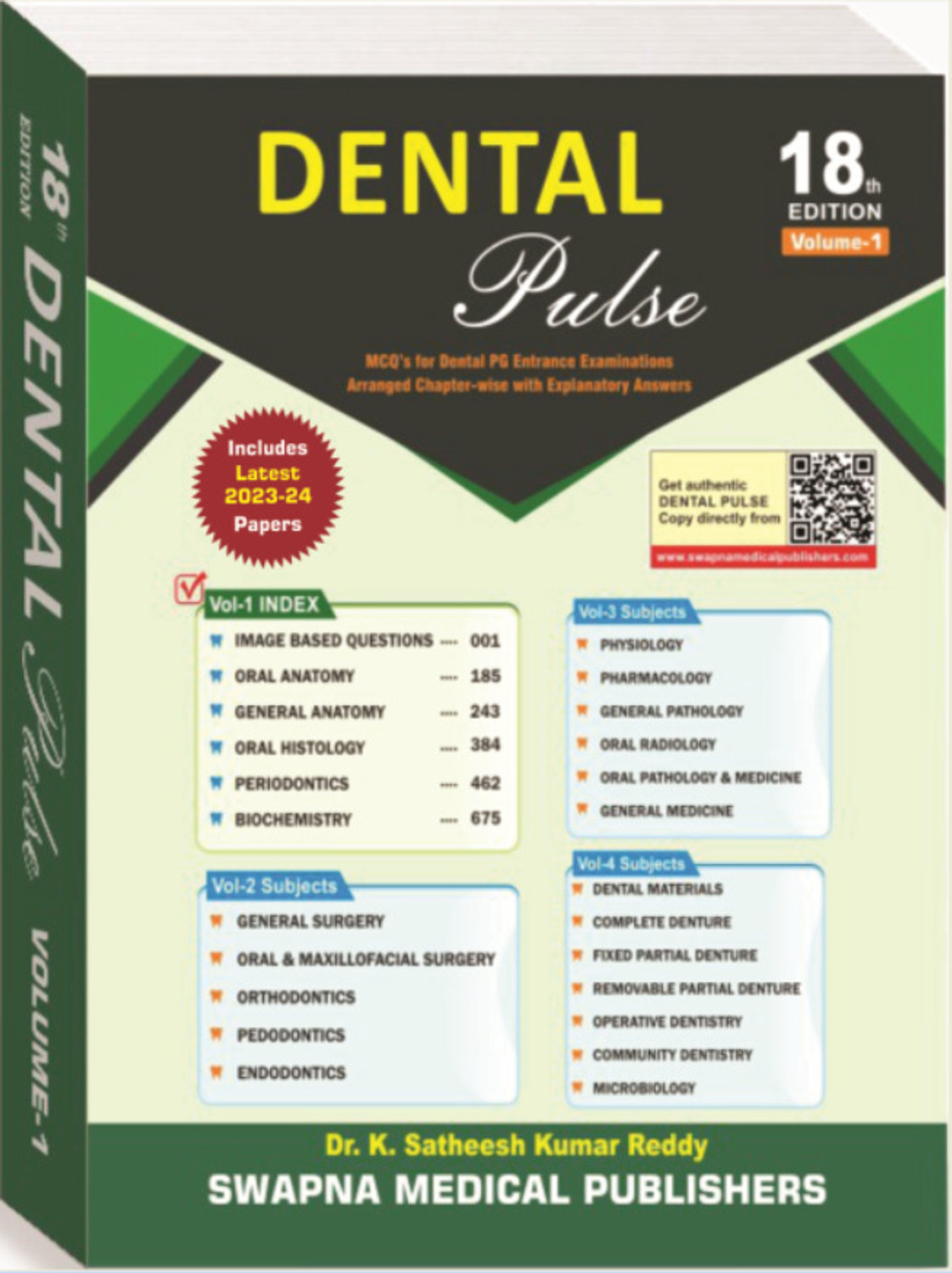 Image of Dental Pulse 18th Edition (4, Dr. K. Satheesh Kumar Reddy)