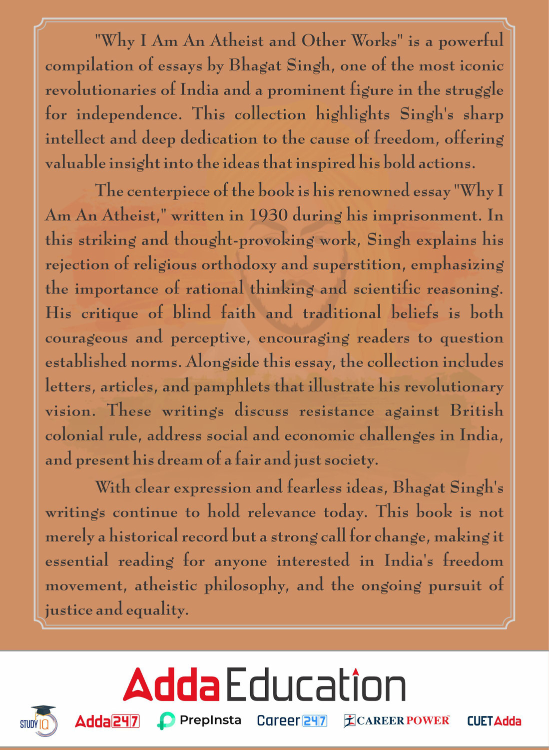 Image of Why I Am An Atheist And Other Works (Paperback, Bhagat Singh)