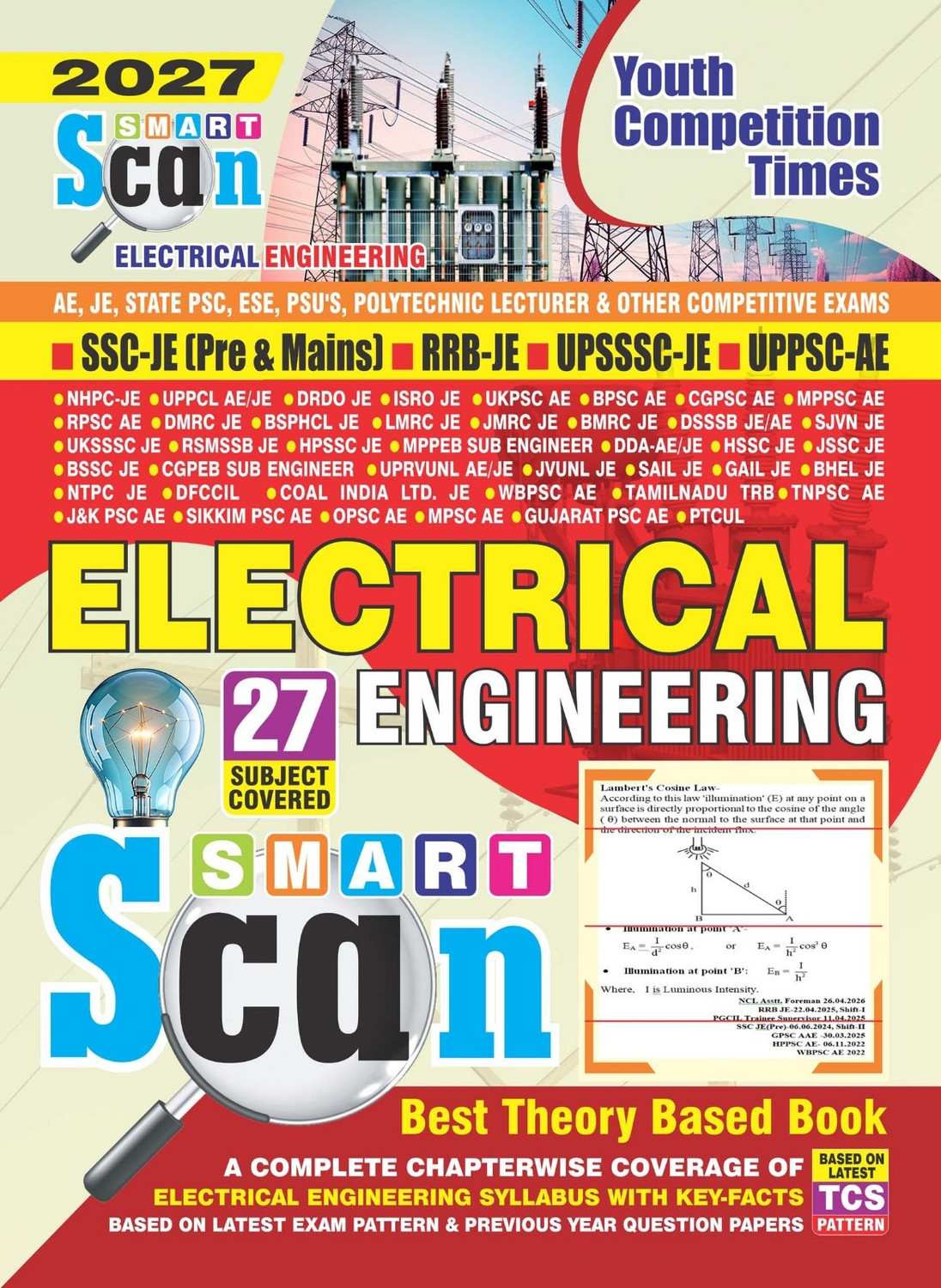 Image of RRB JE Electrical & Allied Engineering Satge-II 5987+ (21 Years) English Medium 140 ChapterWise Solved Papers 2026 (Solved Papers, YCT)