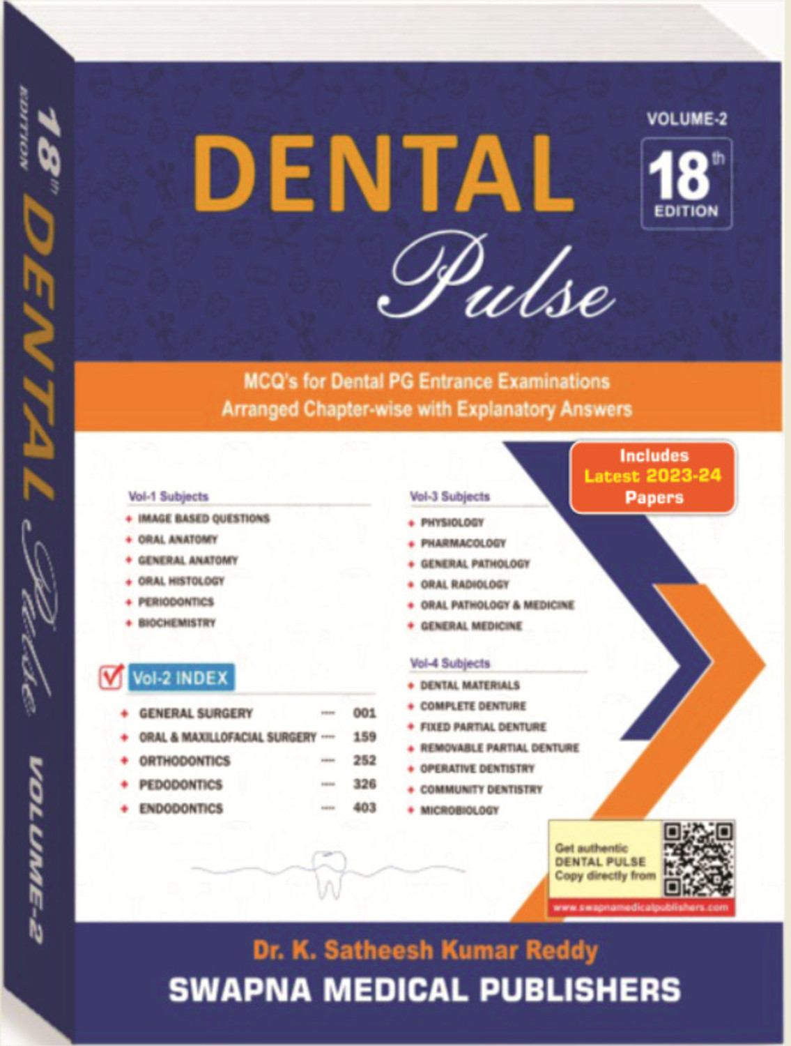 Image of Dental Pulse 18th Edition (4, Dr. K. Satheesh Kumar Reddy)