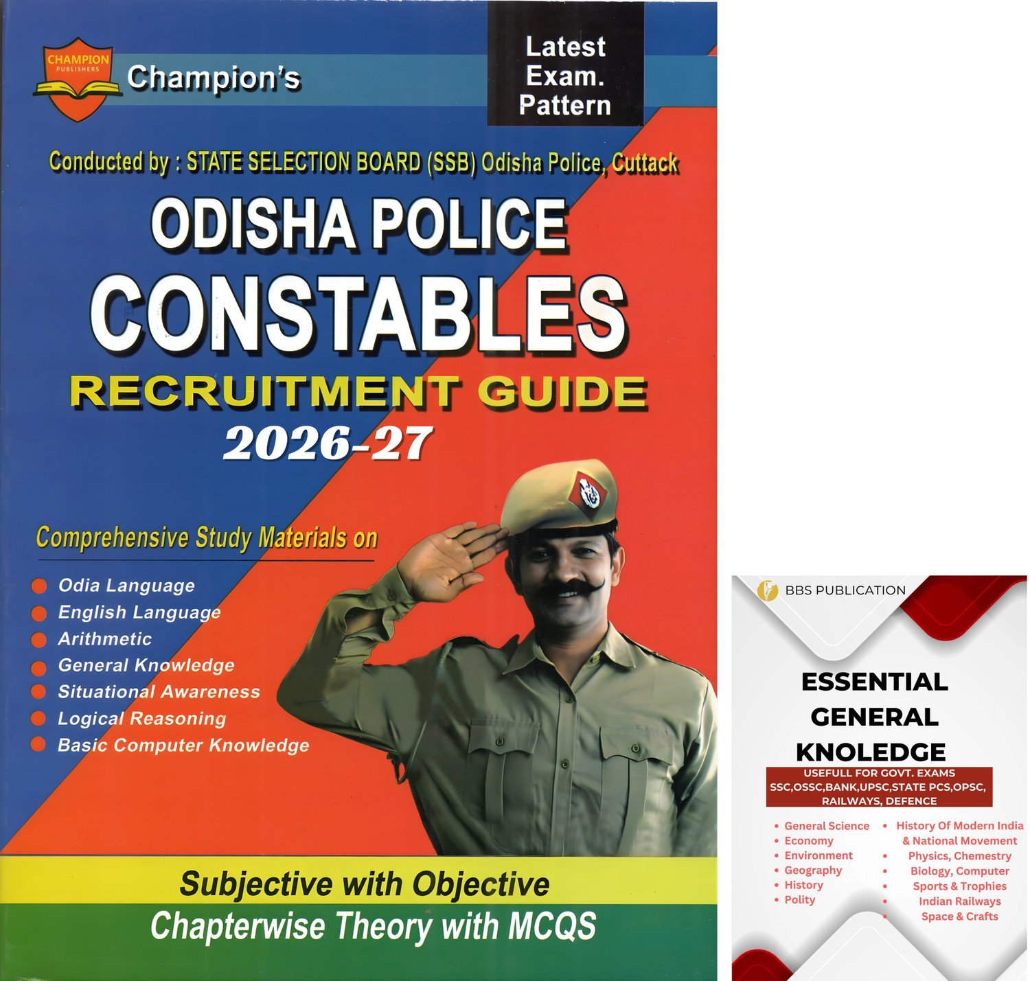 Image of Odisha Police District Constable Book With GK Practice Book (Paperback, Odia, Editorial Board)