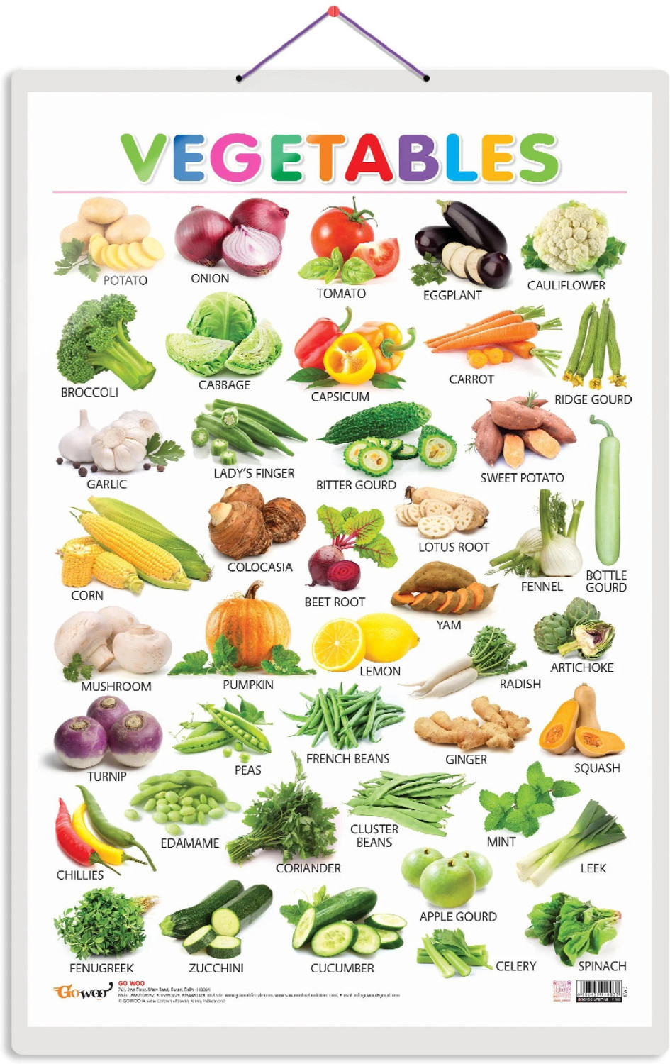 Image of Prakash Books India Private Limited Fruits Chart - By Miss & Chief (English, Paperback, unknown)