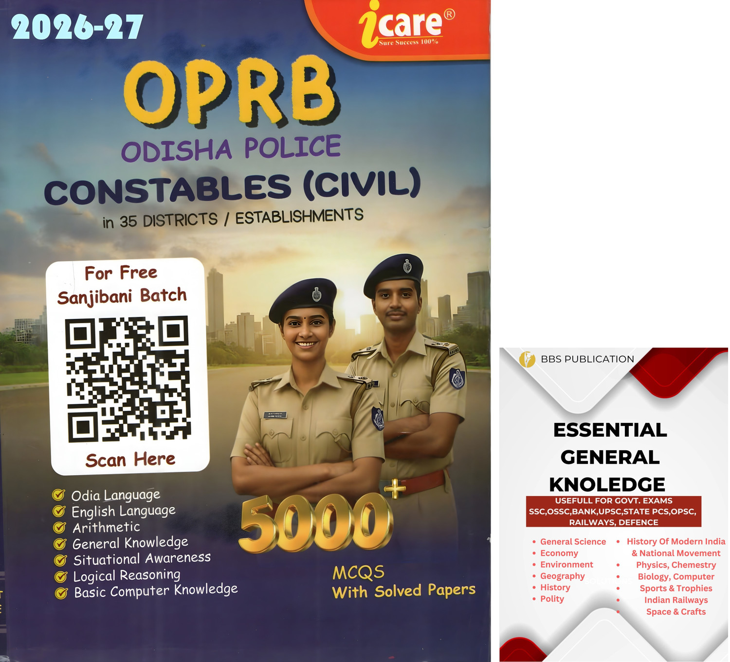 Image of Odisha Police District Constable Book With GK Practice Book (Paperback, Odia, Editorial Board)