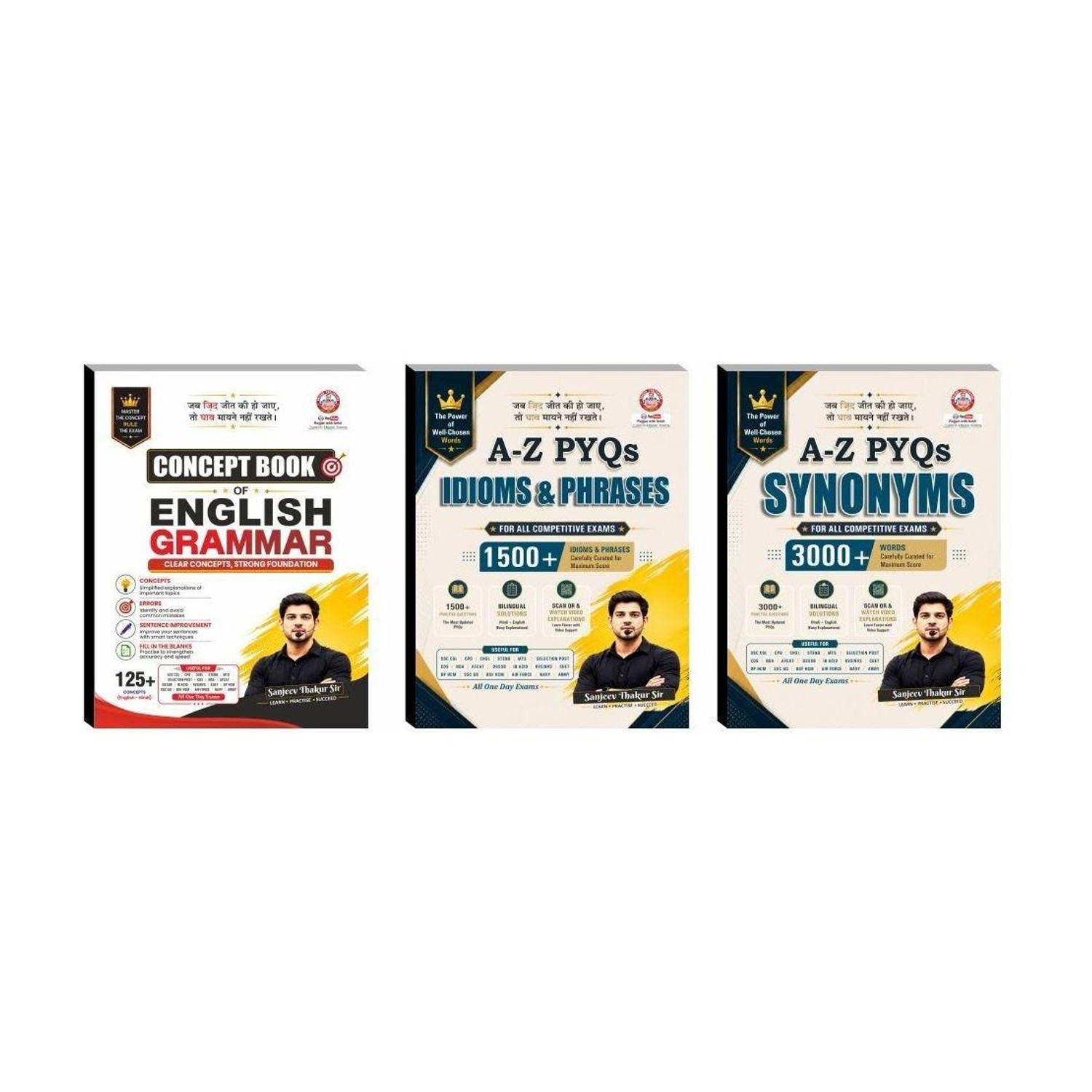 Concept Book Of English Grammar & A To Z PYQ Synonyms - Image 1