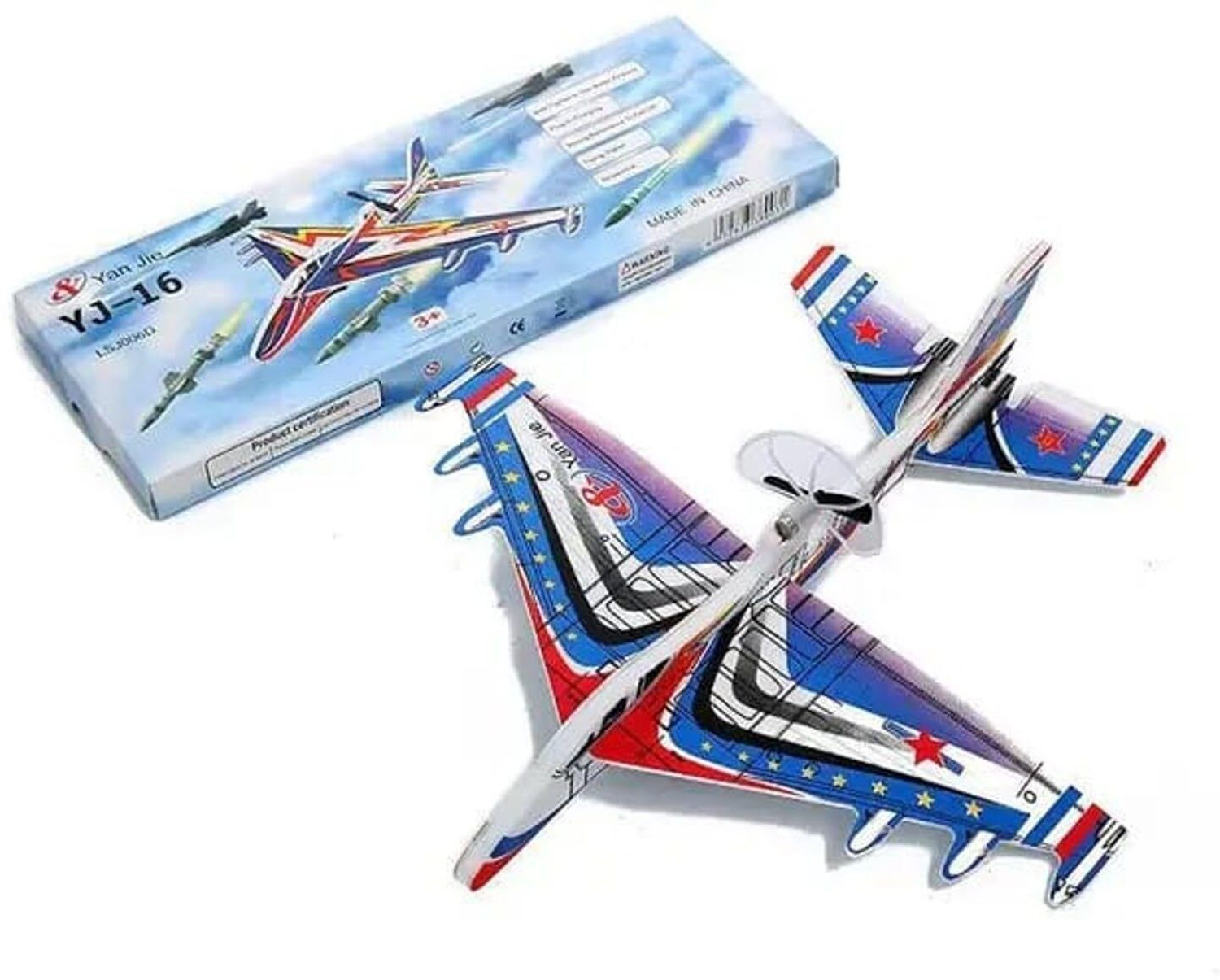 Image of IMMUTABLE Foam Remote Control RC Planes for Kids, RC Fighter Jet with Light OMW17 (Multicolor)