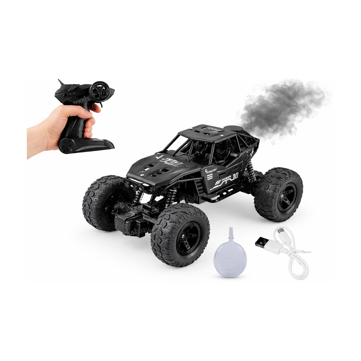 APJ enterprise RC Drift Remote Control Car with Smoke Rock Crawler Toys for Kids Black - RC Drift Remote Control Car with Smoke Rock Crawler Toys for Kids Black . Buy Remote control car toys in India. shop for APJ enterprise products in India. - Image 1