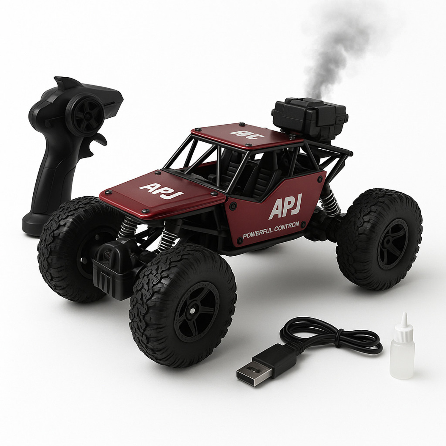 APJ enterprise Rock Crawler 4x4 Car Toy for Kids with Smoke Effect Best Toy for Gift (Multicolor) - Image 1