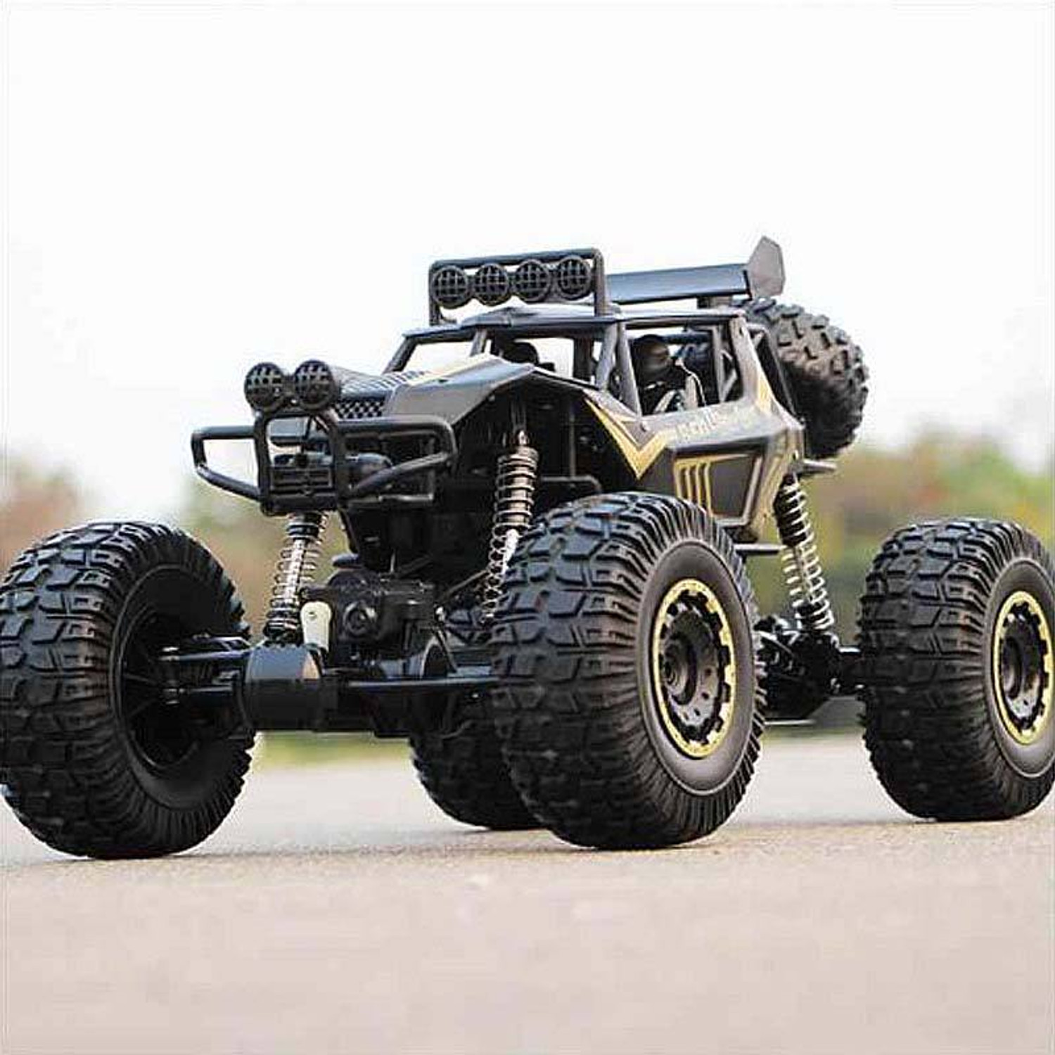 Image of Rock Crawler RC Car 1 8 Scale 4WD (Beige)