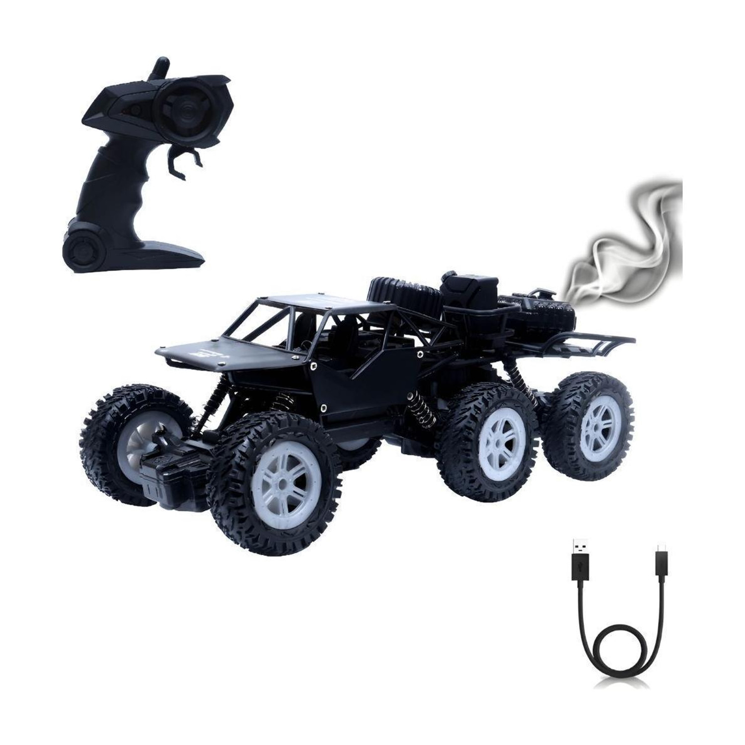 Wonder Smoke Rock Crawler 6x6 2.4 GHz Remote - Image 6