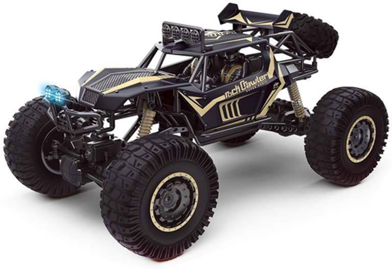 Image of Rock Crawler RC Car 1 8 Scale 4WD (Beige)