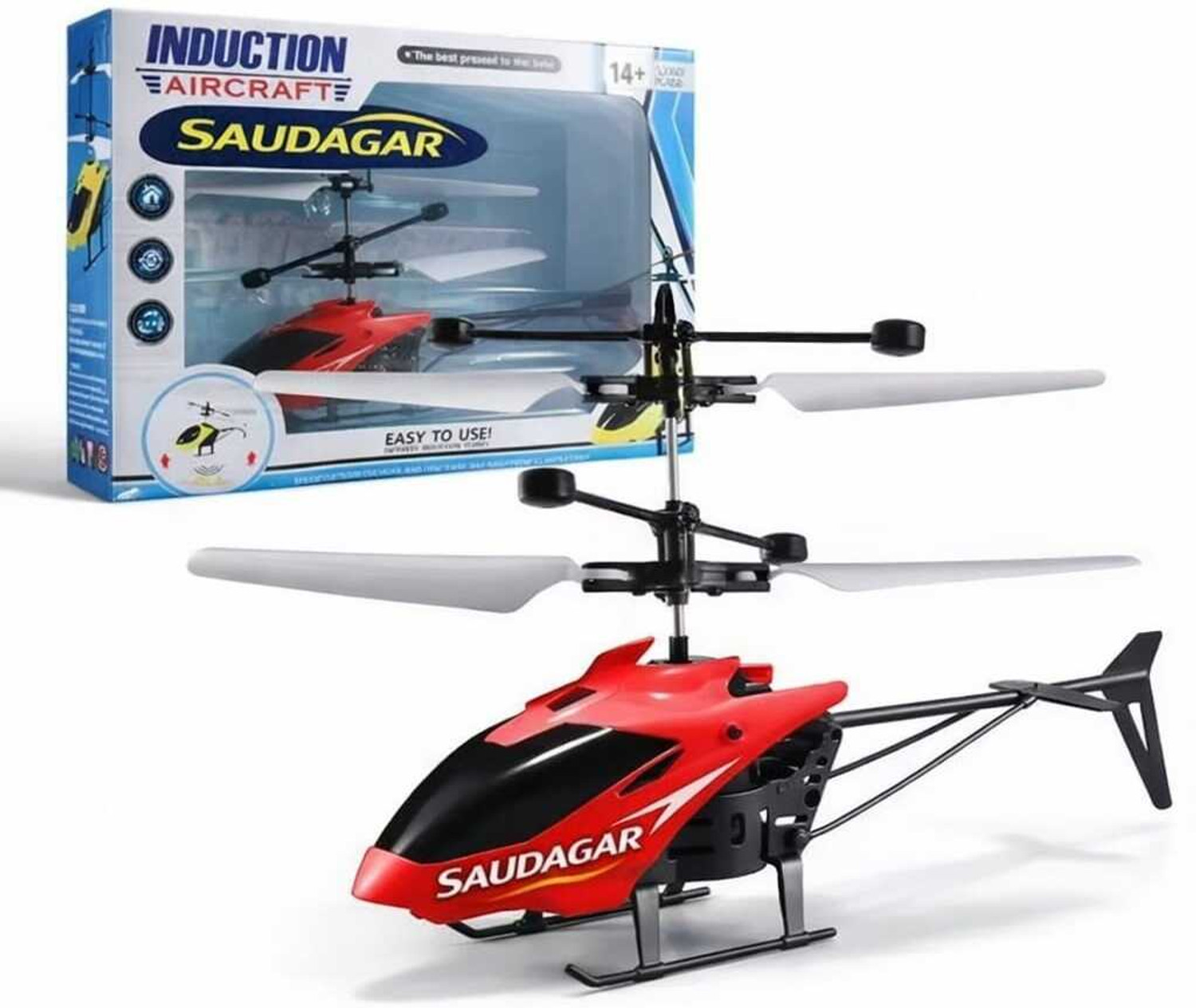 Image of PAPASpace Remote Control Airplane Fighter Jet with LED Light 360 Stunt Toy for Kids (Multicolor)