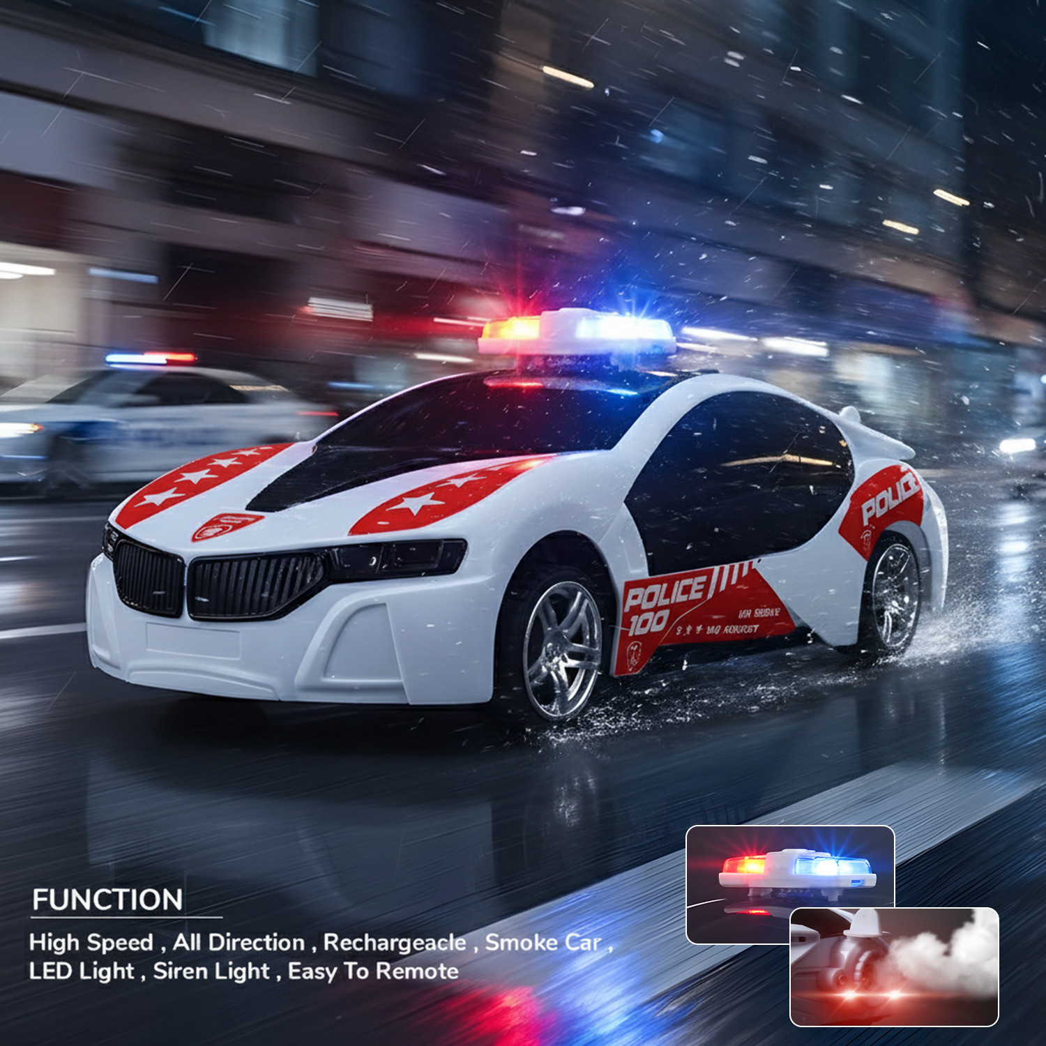 Image of Magic Moments AeroForce Patrol RC Vehicle (Red)