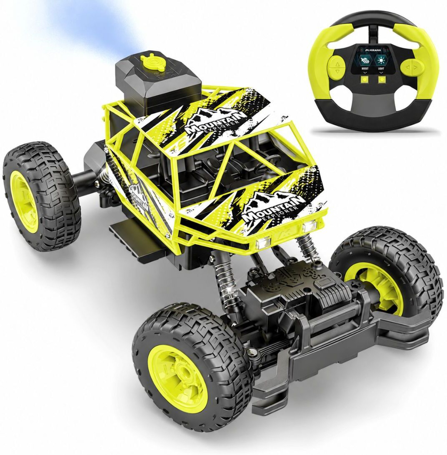 Image of ProGirl Truck Toy Cars with Big Wheels, Pack of 2 (Multicolor)