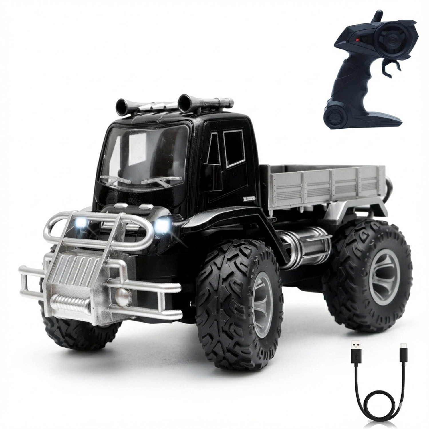 Image of Flytek Rechargeable rc car drift remote control car drift rc car with light (Red-Black)
