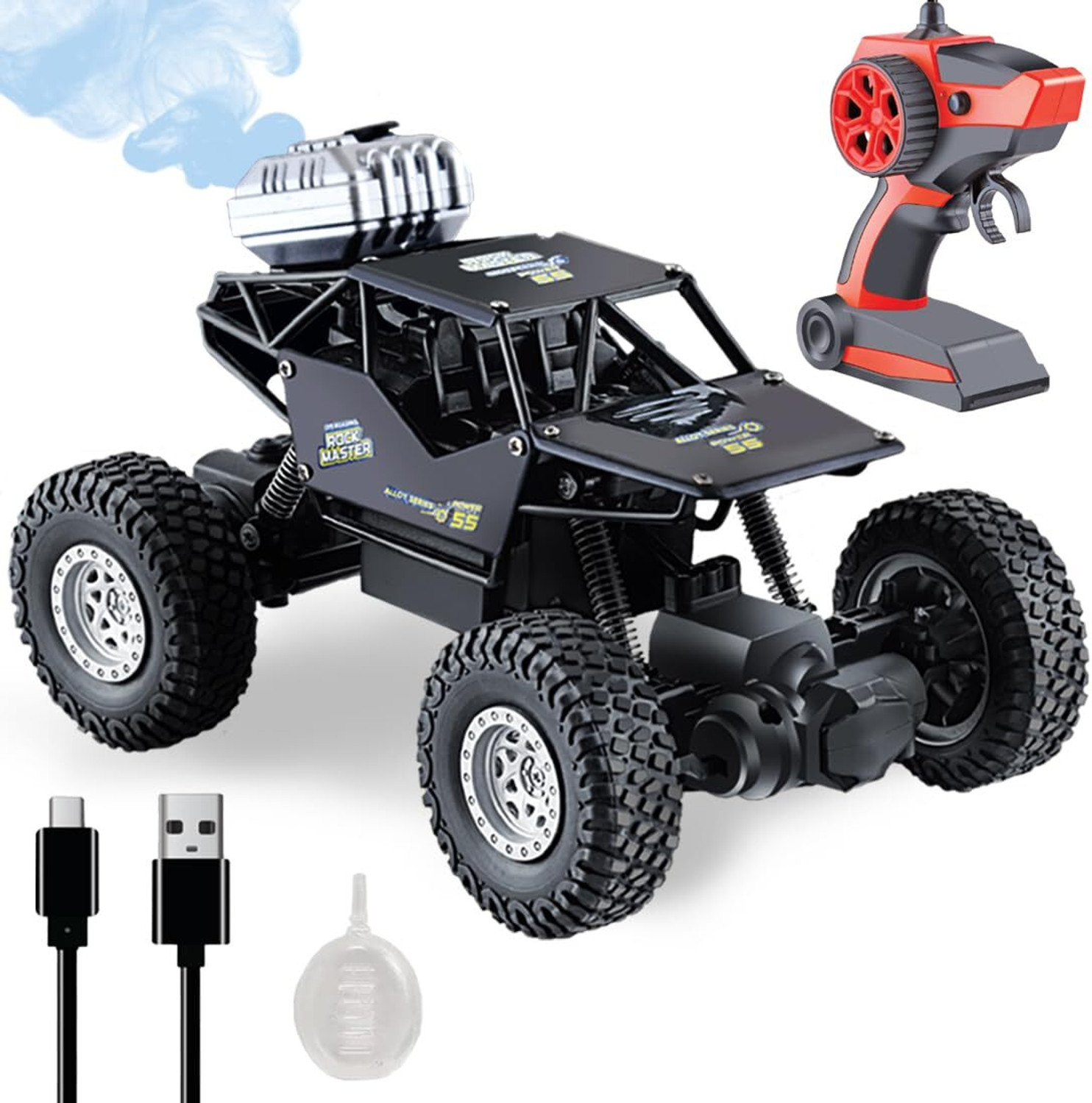 Image of Nine Star ninesatr-Rechargeable Remote Control Monster Truck RC Car Big Size Off Roadt (Multicolor)