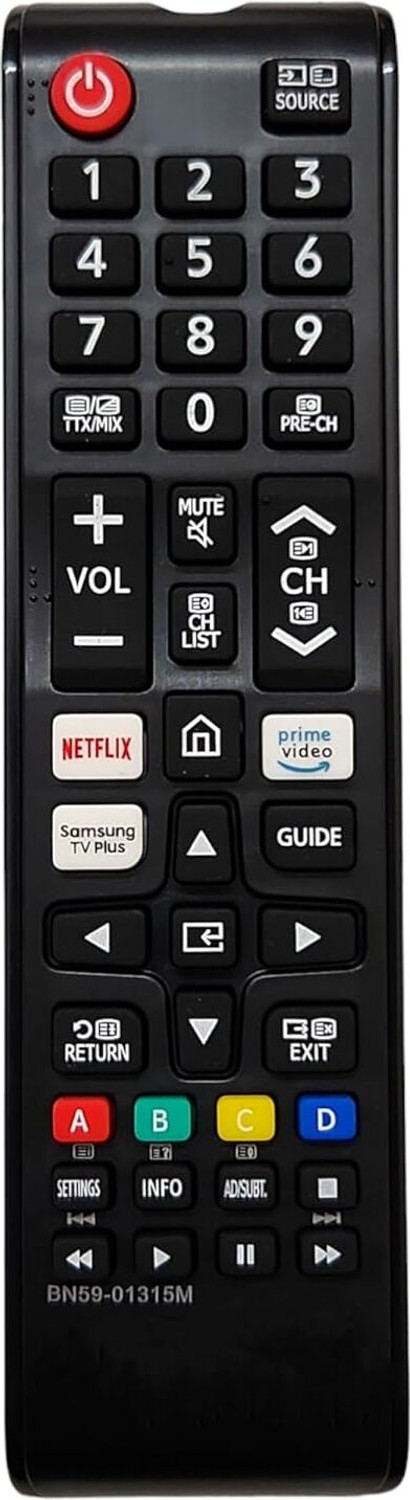 Image of Hybite Remote Compatible with HAIER Smart LED TV Remote Control Model NO:HTR-U27E with YouTube & Netflix Function (Exactly Same Remote Will Only Work) Haier LED TV Remote Controller (Black)
