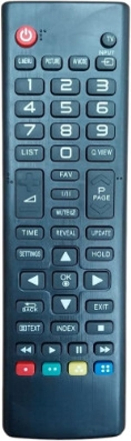 Image of Tke Videocon /SANSUI LED LCD TV Remote Control VIDEOCON, SANSUI Remote Controller (Black)
