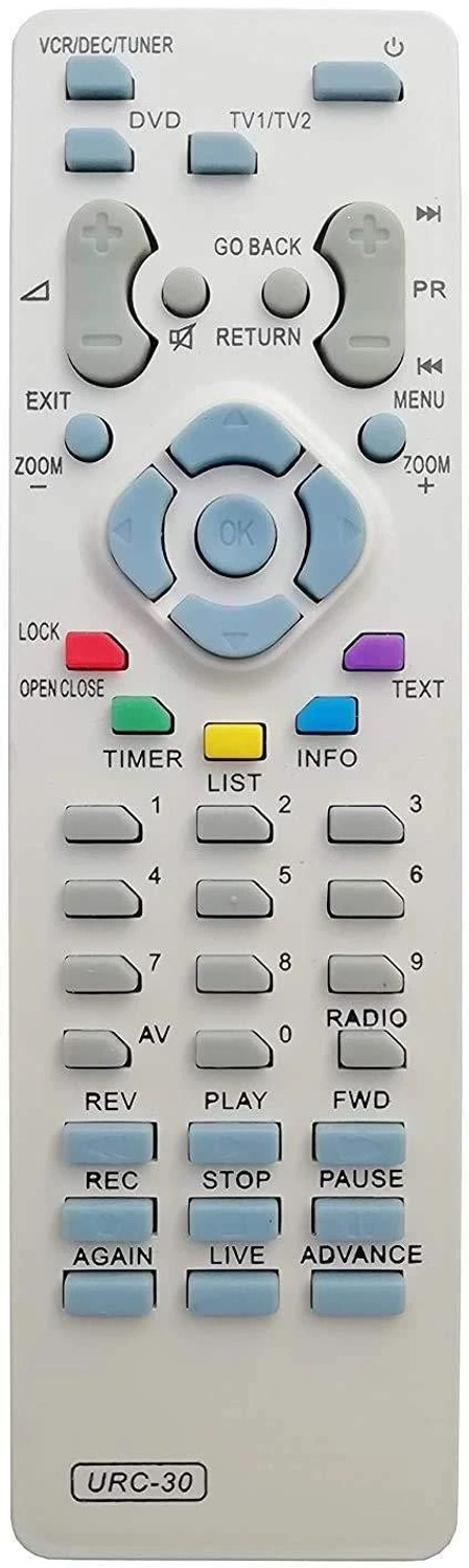 Image of MMYNTIK URC-30 Universal Compatible for Thomson TV Remote Controller (White)