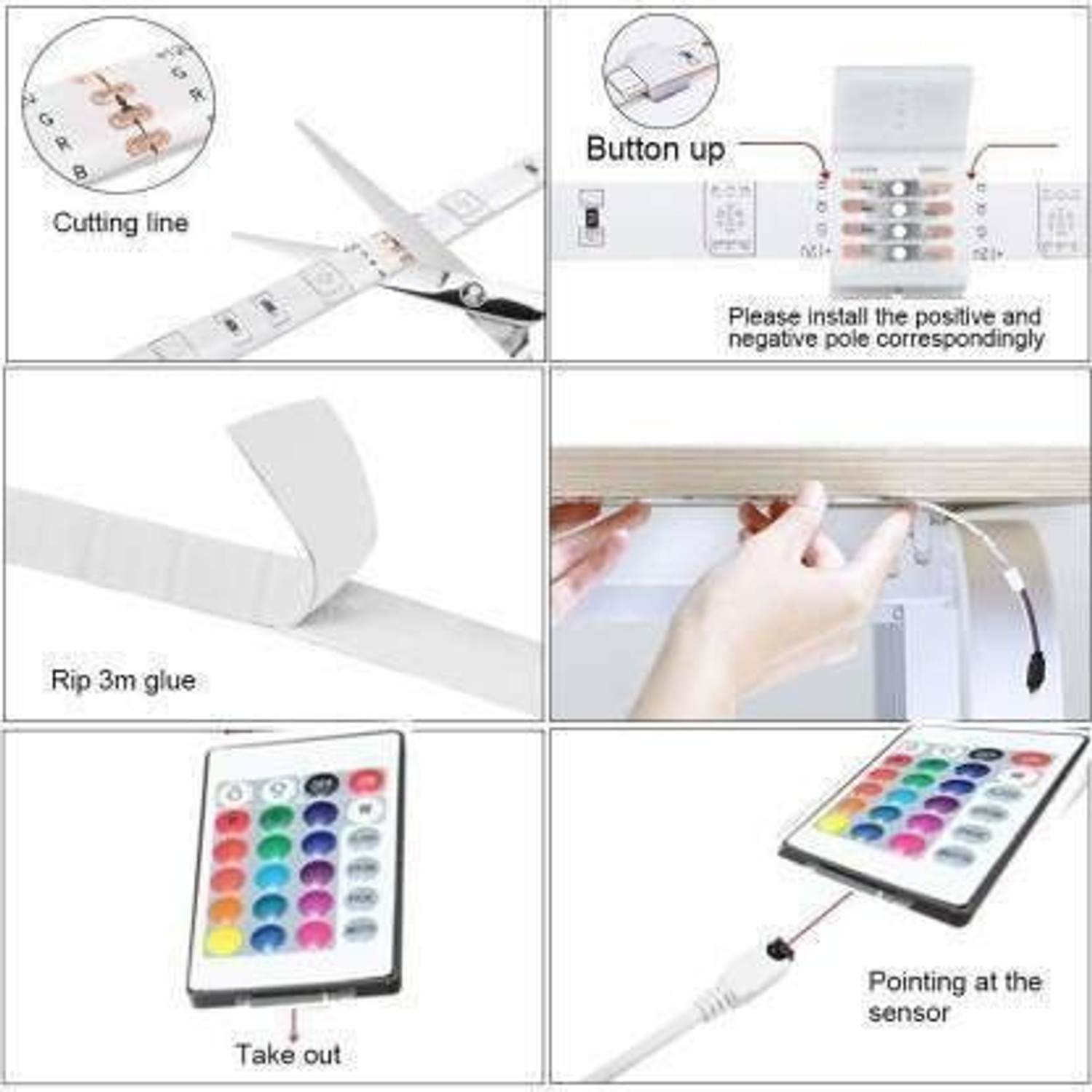 Image of Enormity 300 LEDs 4 m Multicolor Color Changing Strip Rice Lights (Pack of 1)