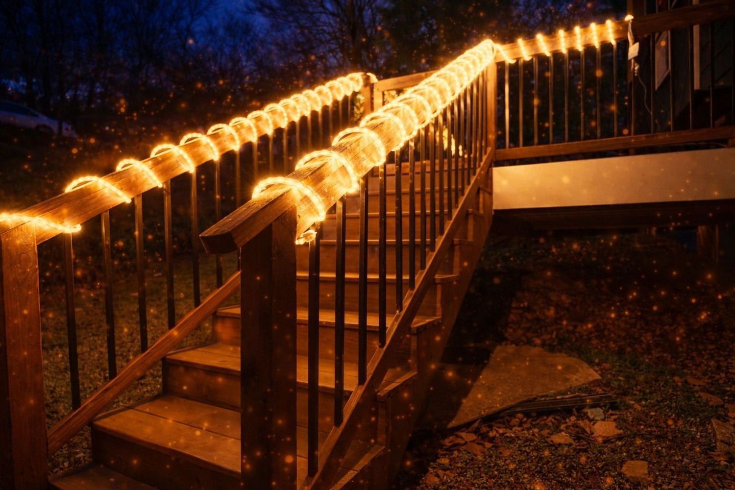 Image of spark world 1200 LEDs 2 m Yellow Steady Strip Rice Lights (Pack of 1)