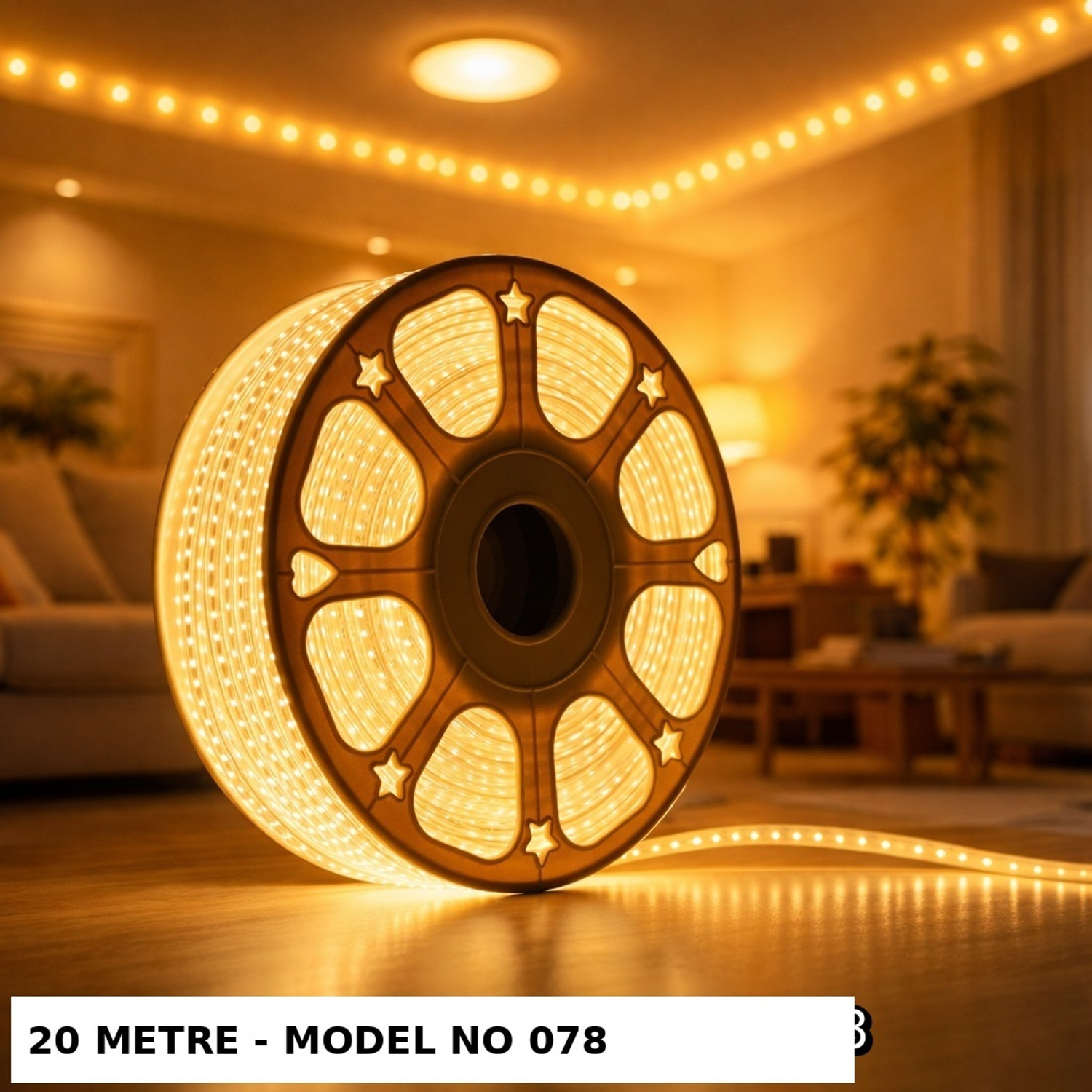 KAVANA 1800 LEDs 20m Yellow Rice Lights - Image 1