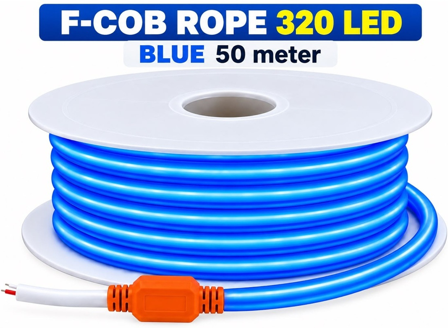 EASTRA 320 LEDs 50m Blue Rice Lights - Image 1