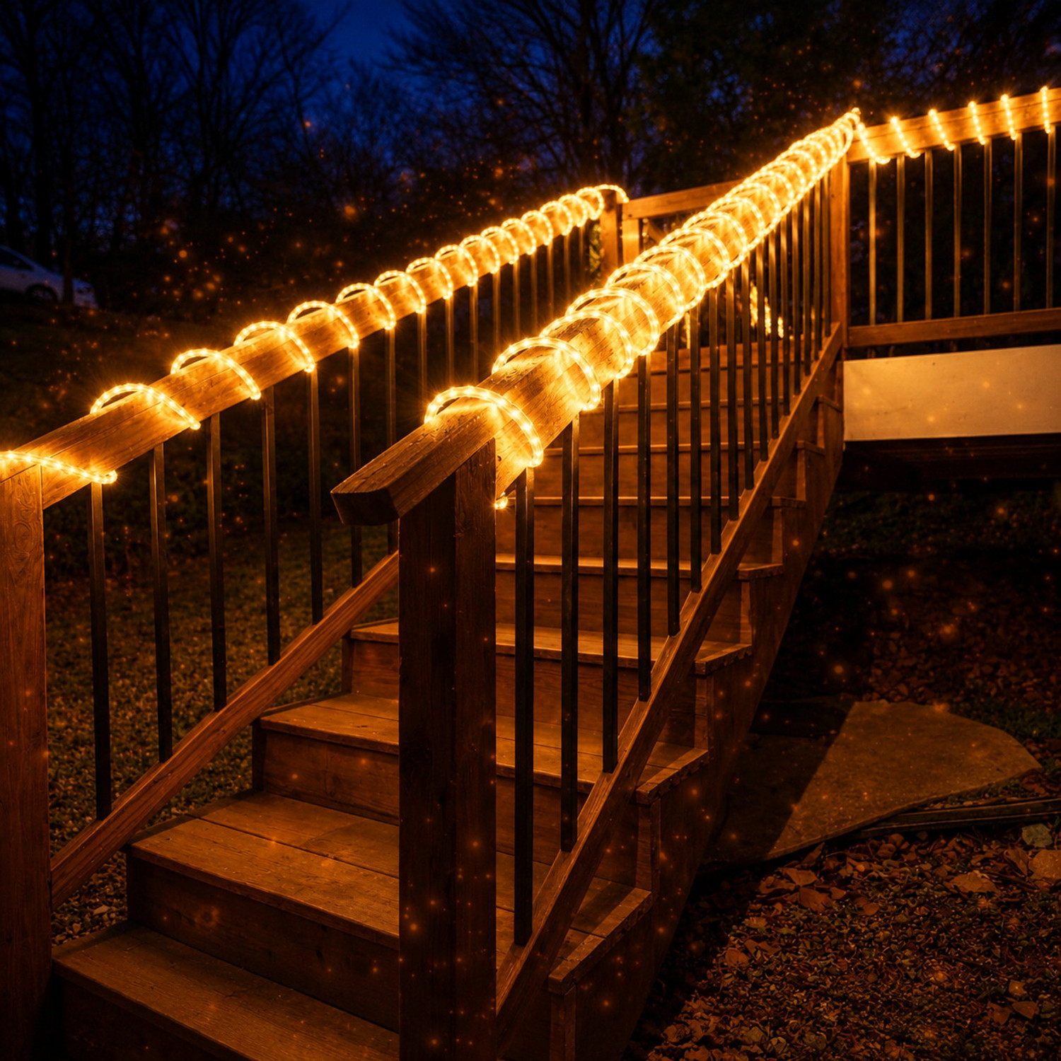 Image of spark world 1200 LEDs 3 m Yellow Steady Strip Rice Lights (Pack of 1)