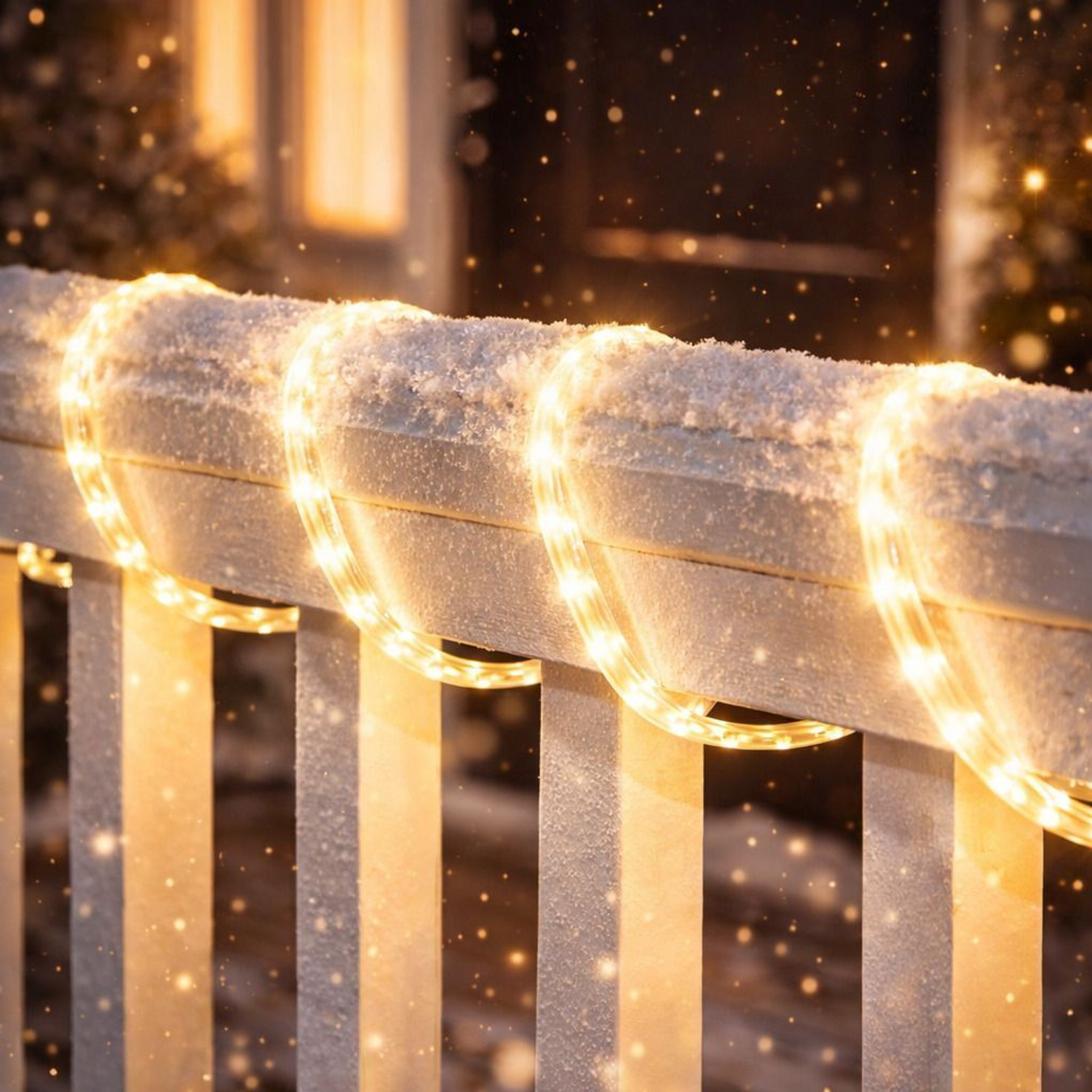 Image of spark world 1200 LEDs 3 m Yellow Steady Strip Rice Lights (Pack of 1)